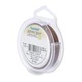 Artistic Wire, 22 Gauge / .64 mm Tarnish Resistant Colored Copper Craft Wire, Round Twist, Antique Brass Color, 8 yd / 7.31 m