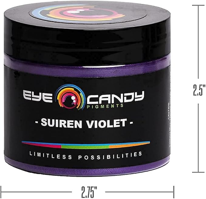 Eye Candy Premium Mica Powder Pigment “Suiren Violet” (50g) Multipurpose DIY Arts and Crafts Additive | Woodworking, Epoxy, Resin, Paint, Soap, Bath Bombs, Nail Polish (Suiren Violet, 50G)