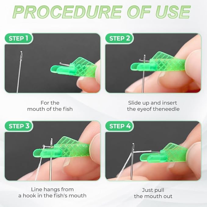 Automatic Sewing Needle Threader, Upgrade Fish Type Quick Needle Threaders for Hand Sewing, Sewing Machine Needle Threader Tools, Sewing Supplies - Designed for Sewing Lovers Alike (30pcs)