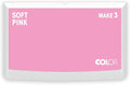 COLOP Make Series, Ink Stamp Pads, with Non-Toxic Premium Ink, Water-Based Acid-Free (Soft Pink, Make 3-3-1/2" x 6-1/4")