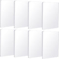 Threlaco 8 Pack Monoprinting Print Plates 5 x 7 Inch Reusable Silicone Plate Class Printing Plates for Press Art Printmaking for Card Making, Scrapbooking, Art Craft Scrapbooking and Journaling