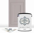 ALL-IN-ONE Paint, Durable cabinet and furniture paint. Built in primer and top coat, no sanding needed. Includes our 30 featured color card - Haze, Gallon