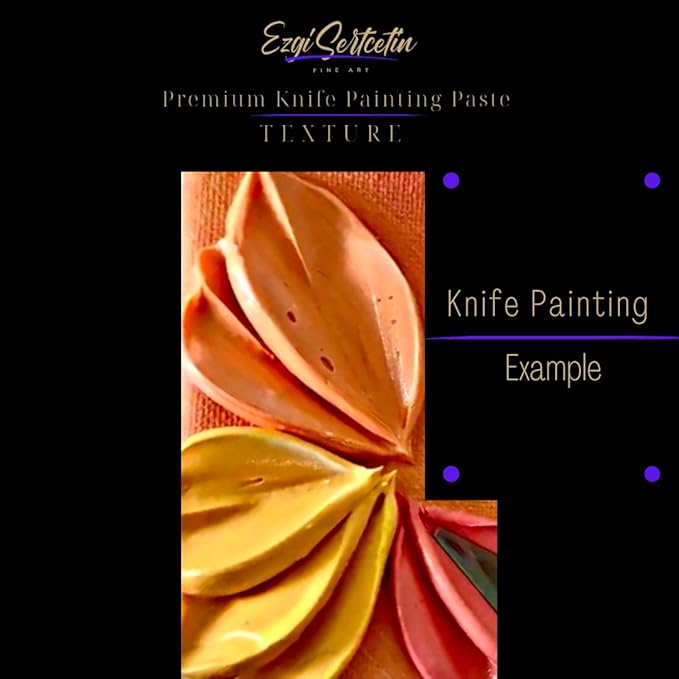 Premium Palette Knife Painting Paste|Texture Paste|Authentic Bright Colors|Ready to Use|Easy to Apply| 6oz (Neon Pink)