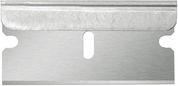 American Line Single Edge Razor Blades - 100-Pack - 0.012" Heavy Duty High Carbon Steel for Extra Durability and Long Life - 66-0448
