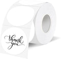 1.5 Inch White Round Thermal Sticker Labels, Self-Adhesive Circle Direct Thermal Labels, Waterproof/Removable- Perforation Line Design- 350 Pcs/ 1.5 Inch