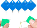 Automatic Needle Threaders for Hand Sewing, 2025 Upgrade Embroidery Floss, Sewing Machine Needle Threader, Sewing Supplies Tool, Fits All Needle Sizes (5, Blue)