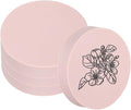 PATIKIL 4Pcs 2" Rubber Carving Blocks, Soft Linoleum Art Carving Block Round Crafts Stamp Making for Printmaking Stamps Carving Supplies, Pink