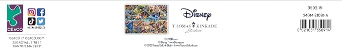 Ceaco - Thomas Kinkade - Disney Collage - 2000 Piece Jigsaw Puzzle