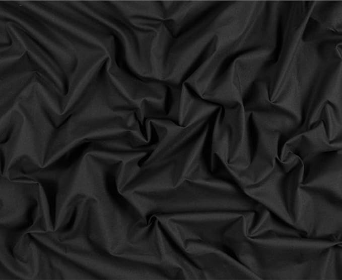 AK TRADING CO. Muslin Fabric/Textile - Draping Fabric - Black 5 Yards Medium Weight - 100% Cotton (60in. Wide)