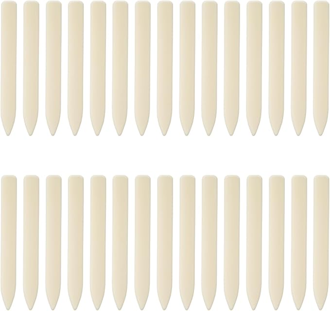 UCEC 30 Pack Bone Folder Tool, Plastic Bone Folder Crafts Scoring Folding Creasing Paper Crafting Scrapbooking Tool for Card Making, Paper Folding Tools for DIY Crafting Leathercrafts Bookbinding