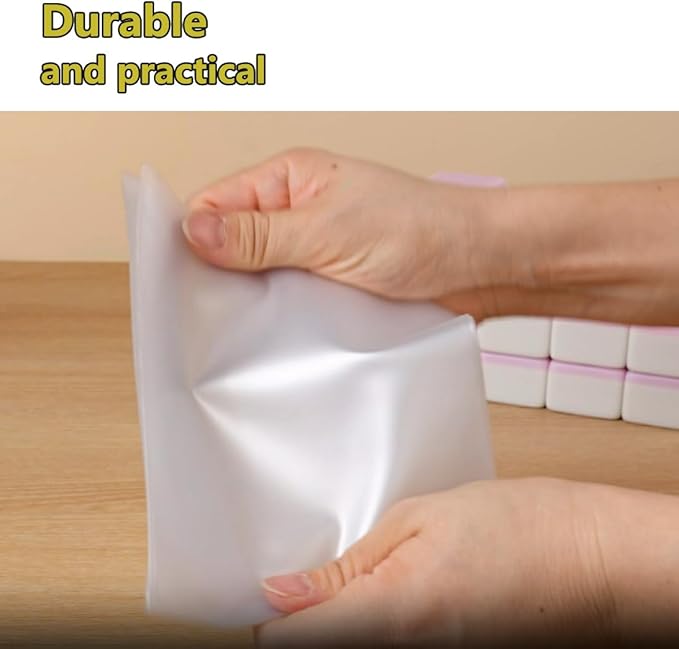 aoG Mahjong Card Holder, Standard Print, 1 Pcs, for Mah Jongg Hands and Rules, Non Glare, PVC Plastic, Soft, Durable, 2025