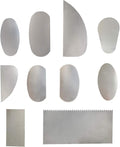 10pcs Steel Cutter Ceramic Tools, Sculpture Pottery Modeling Cutter Scraper for Polymer Clay Crafts