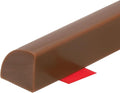 uxcell Flexible Molding Trim, 118 Inch Flexible Quarter Round Molding Silicone Peel and Stick Trim Self Adhesive Shower Water Barrier for Corner Decor Bathroom Kitchen, Brown