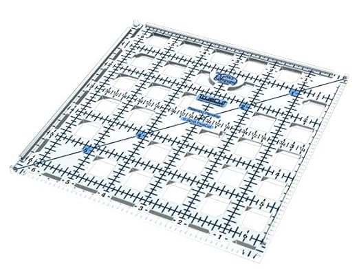 Square Quilting Ruler Set | 3 Square Quilting Rulers | 12.5x12.5, 9.5x9.5, 6.5x6.5 TrueCut Quilting Rulers and Notions