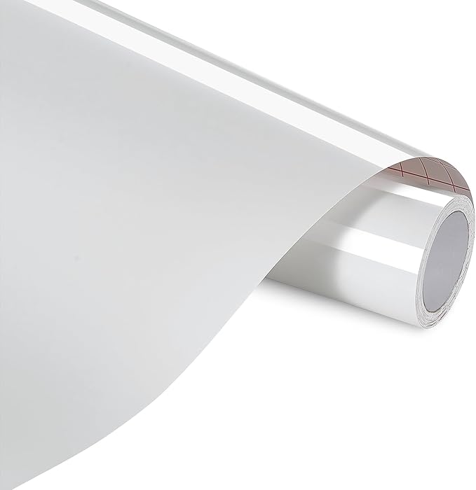 Ant Smart Adhesive Permanent Vinyl Compatible with Cricut Explore and Maker Series Without Cutting Mats, Create DIY Projects, Decals, Stickers & More (White, 13inchx15ft)