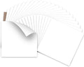 HTVRONT White HTV Heat Transfer Vinyl Bundle: 24 Pack 12"x12" Iron on Vinyl Sheets for T-Shirt (1 PTFE Sheet Included), PU HTV Easy to Cut & Weed for Heat Design