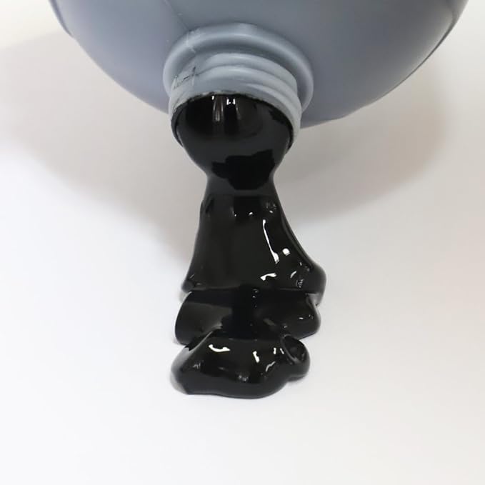 Mont Marte Discovery School Acrylic, 2 PACK, Black, 1/2 Gallon (2 Liter). Ideal for Students and Artists. Excellent Coverage and Fast Drying. Pump Lid Included.
