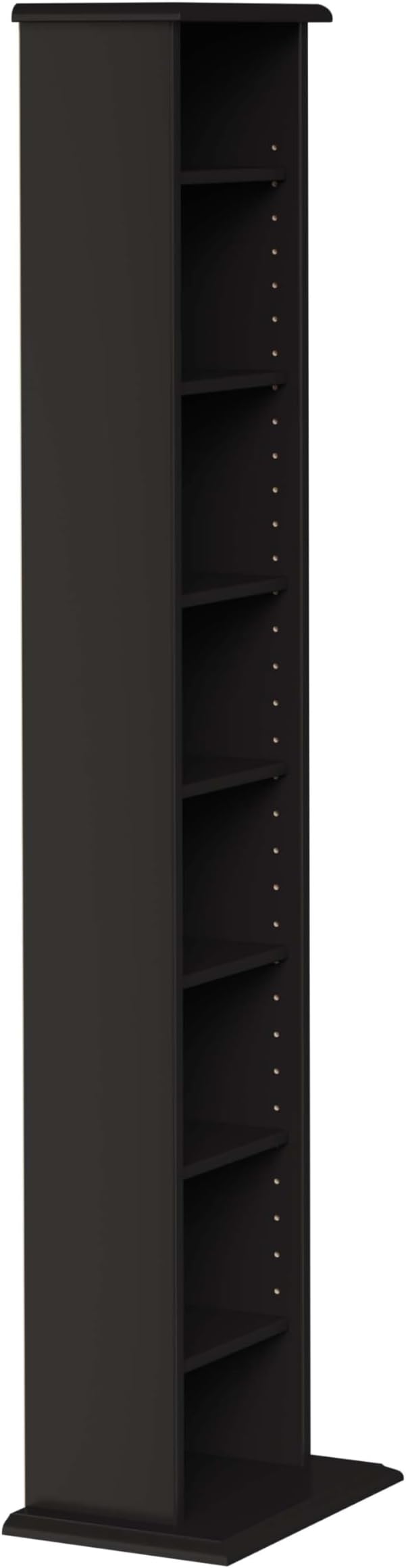 Prepac Narrow Cabinet Media Storage, 13" Wide, Black