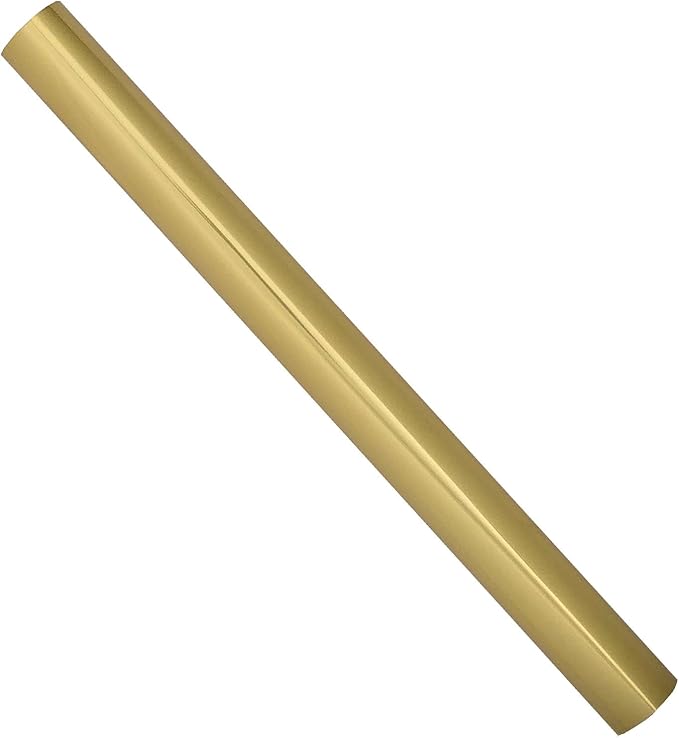 Coolprints Foil for Laminator and Laser Printer, Foil for Toner, Basic Colors, Roll of 12.6 Inches x 32.8 Feet (Matte Gold)