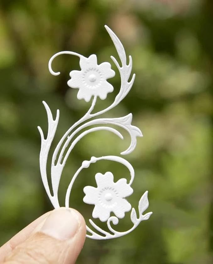 Lapoo Metal Cutting Die for Scrapbooking, 3D Backgrounds Frame New Cutting Dies DIY Album Card Making Decor Paper Craft Metal Die Cuts Party Wedding Decorations (Mosaic Strip 3.5 x 1.9 in)