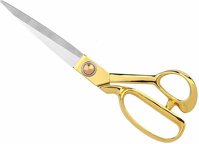 Professional Fabric Scissors，10" Sewing Scissors, Heavy Duty Shears for Fabric,Leather,Raw Materials,Dressingmaking,Upholstery Shears for Dressmakers Students Office Crafting
