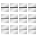 Laser Engraving Blank White ABS Double Color Plastic Sheet, 11.8x6.49x0.05 inch Materials Double Color Plastic Sheet for Interior Signs, Badges (White)