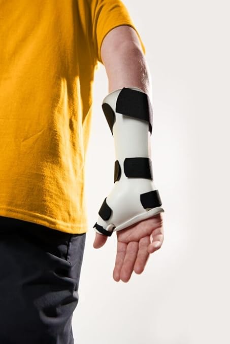 Rolyan Polyflex II, 3/32" x 18" x 24", 1% Perforated, White, 4 Sheets, Highly Conformable Splinting Thermoplastic, Fabricate Custom Orthotics for Hand, Wrist, Thumb, Fingers, Low Resistance, OT PT Use