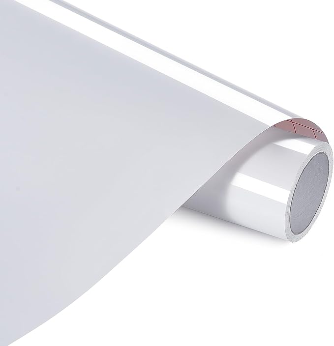 Ant Smart Adhesive Permanent Vinyl Compatible with Cricut Explore and Maker Series Without Cutting Mats, Create DIY Projects, Decals, Stickers & More (Ivory White, 13inchx10ft)