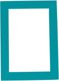 11x14 Mat for 8.5x11 Photo - Precut Teal Blue Picture Matboard for Frames Measuring 11 x 14 Inches - Bevel Cut Matte to Display Art 8.5 x 11 Inches - Acid Free ONE MAT with Backing Board & Clear Bag