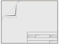 Geyee 10 Sheets Architectural Vellum Paper Translucent White Vellum Sheets Drafting Paper Rag with Border and Title Block(18 x 24 Inches)