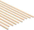 DIY Wooden Square Dowel Rod 3/16-inch x 12 Pack of 25 Hobby Wood Sticks for Crafts, Wood Trim & Architecture Model Making, by Woodpeckers