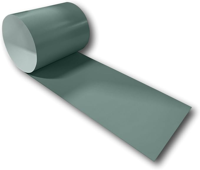 Eagle 1-24 Gauge KYNAR 500 Sheet Metal Flashing Rolls-10 FT Long-Heavy Duty-Commercial Grade-Roofing Flashing, Fascia Cover, Coping Cap-Multiple Sizes (30" x 10 FT, Hemlock Green)