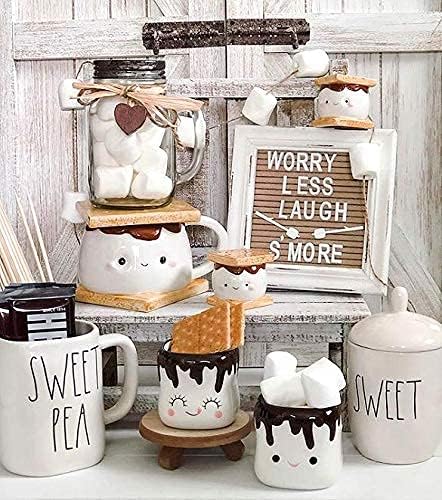 Mini Letter Board [Set of 3] Small Felt Letter Board Letters and Symbols Trio - Adorable Baby Announcement Props or Announcement Board for New Baby, Word Board with Letters (6x6 inches)