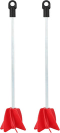 2-Pack Helix Paint Mixer Attachment for Drill - 11.8" Industrial Stirrer Paddle, 1 to 5 Gallon Epoxy Resin Mixer (Fits Concrete, Silicone, Thick Materials) (2 Pcs)