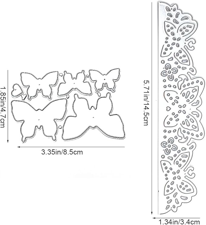 Lace Metal Cutting Dies Butterfly Lace Cut Die for Card Making DIY Scrapbooking Album Paper Decorative Stencil