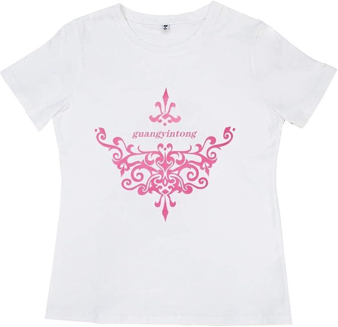 Guangyintong Heat Transfer Vinyl - 12" x 12ft Rolls, Matte Pink HTV for T-Shirts & All Cutter Machines, Easy to Cut & Weed