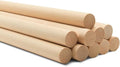 Dowel Rods Wood Sticks Wooden Dowel Rods - 1/2 x 48 Inch Unfinished Hardwood Sticks - for Crafts and DIYers - 5 Pieces by Woodpeckers