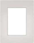 11x14 Mat Bevel Cut for 8.5x11 Photos - Acid Free Golf Ball Texture Precut Matboard With Backing Board and Crystal Clear, Self Seal Mat Bag - For Pictures, Framing - 4-ply Thickness