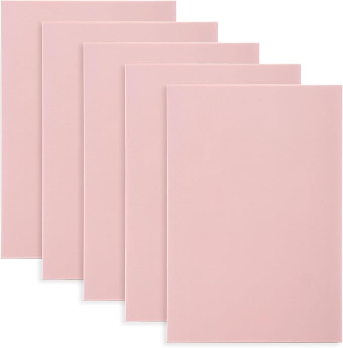 Linoleum Blocks for Printmaking Supplies - 5PCS 4”x6”Rubber Linocut Block Printing Kit for Stamp Carving, Soft Relief Printing Linoleum for DIY Crafts & Art Projects