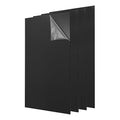 uxcell 4Pcs Acrylic Sheets 12x6 Inch Acrylic Panel 1/8 Inch-3mm Plastic Board for Picture Frames Sign Holders DIY Display Projects Craft, Black