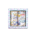 MAFELOE 2 Meters Long 12 Rolls Washi Tape Set, Decorative Adhesive Supplies for Scrapbook Journaling Junk Bullet Art Collage-Floral Print Series-Blue (HZ-3Y-SHMJ-01)
