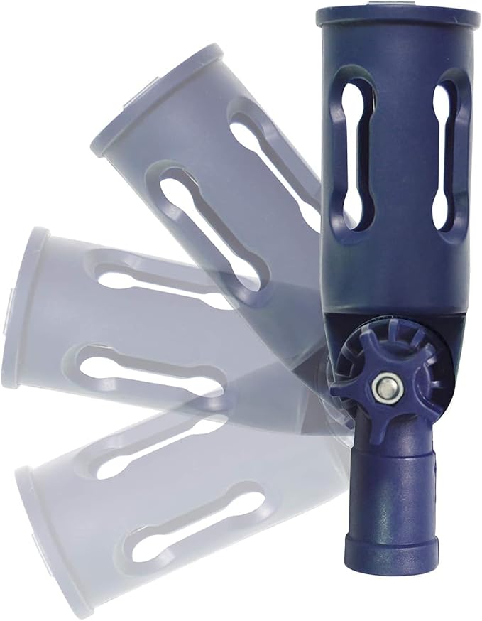 Multi-Angle Paint Brush Extender - Extension Pole Attachment Holder for Paint Brush, Roller, Scraper - for Walls, Trims, Corners, Ceilings & Hard to Reach Areas - Rotating Head, Secure Handle Grip