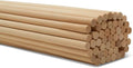 Dowel Rods Wood Sticks Wooden Dowel Rods - 1/2 x 48 Inch Unfinished Hardwood Sticks - for Crafts and DIYers - 25 Pieces by Woodpeckers
