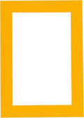 8.5x11 Mat Bevel Cut for 7x9 Photos - Acid Free Golden Orange Precut Matboard - For Pictures, Photos, Framing - 4-ply Thickness
