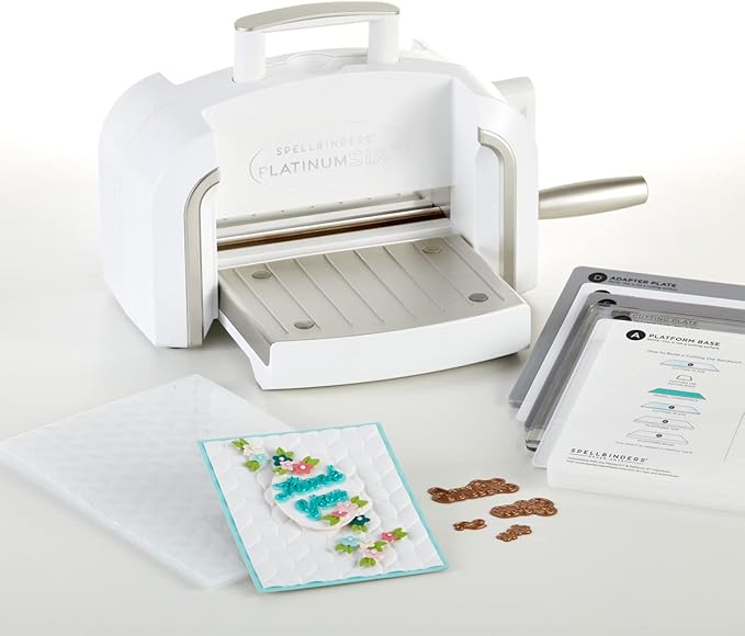 Spellbinders Platinum Die Cutting and Embossing Machine (6 Inch Platform + Universal Plate System)