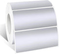 1" x 2" Silver Thermal Label Stickers,Waterproof Thermal Printer Sticker Labels for Gift Wrapping, Self-Adhesive Name Price Tag DIY Custom Logo Design (500 pcs,Silver)