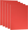 PATIKIL 7x5x1/32inch Anodized Aluminum Sheet, 5Pcs Metal Rectangle Aluminum Plate 0.8mm Thick Engraving Blanks for Laser Engraving DIY Decorative Crafting Home Decoration, Red