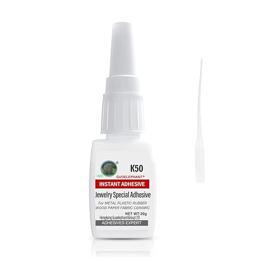 Jewelry Glue 20g, Crystal Glue, Adhesive for Jewelry, Crystal. Instantly Strong Adhesive for bonding Jewelry, Crystal, DIY, Rhinestone, Pearl, Gemstone, Necklace, Bracelet, Earring, Ring.