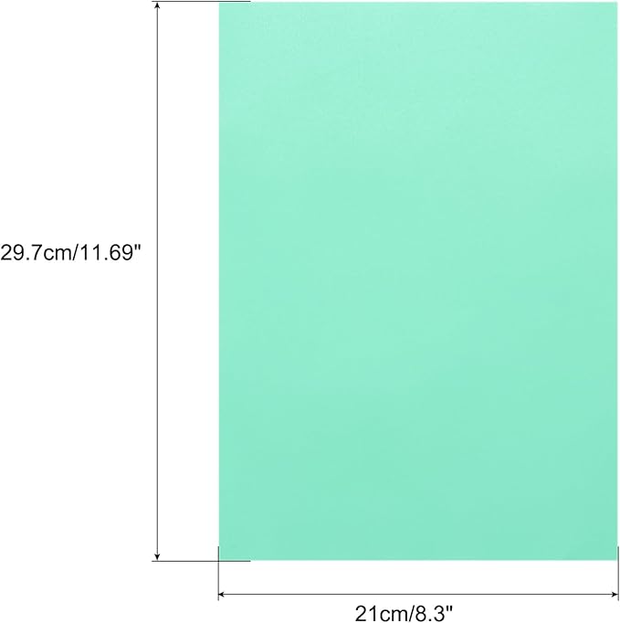 MECCANIXITY Colored Vellum Paper, 20 Sheet Sky Blue Transparency 11.7 x 8.2 Printable Vellum Paper, Translucent Vellum Sheets for Printing Wedding Invitations, Ink Jet Laser Printer