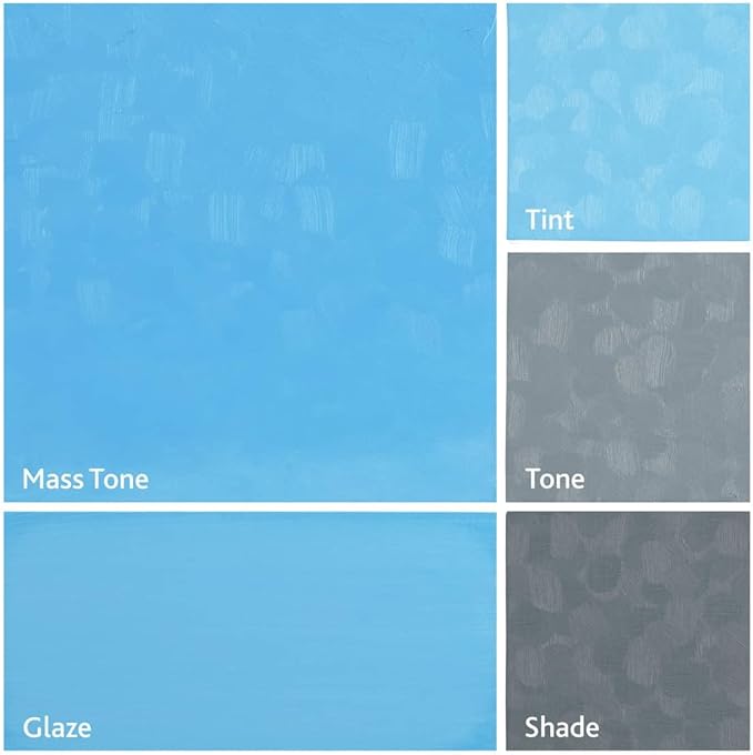 Tusc & Pine Artist Oil Paint - Luminous Blue, 40 ml, Non-Yellowing, Rich & Creamy Consistency, Maximum Pigment Load, Small Batch Milled Oil Paints Made in the USA for Professional Artists